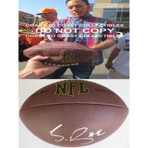 SHANE RAY,DENVER BRONCOS,MISSOURI,SIGNED,AUTOGRAPHED,NFL FOOTBALL,COA,PROOF